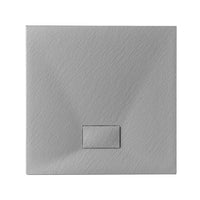 Piatto doccia 80 x 80 cm grigio stone essence slim quadrato