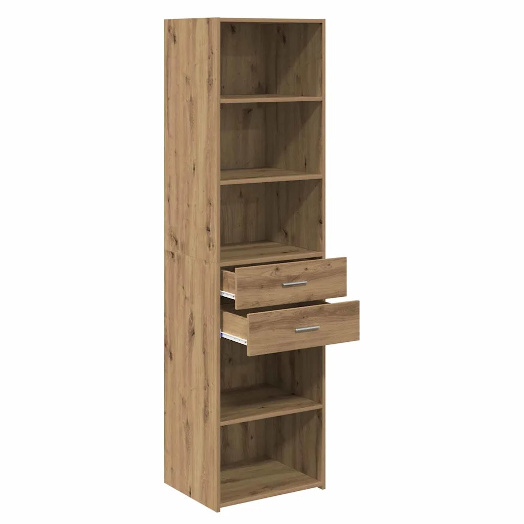 Credenza con Cassetto-Buffet-Armadio da cucina Rovere artigianale 50 x 42,5 x 185 cm