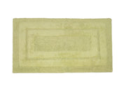Tappeto Casa Bagno Cotone Spugna Morbida Tinta Unita Antiscivolo Sirio Erba - 50x80 - Erba