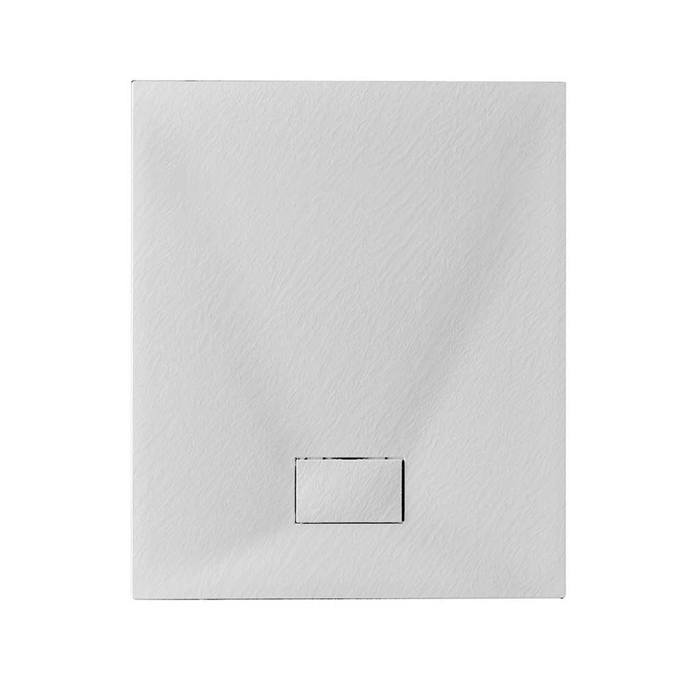 Piatto doccia 80 x 140 cm bianco stone essence slim rettangolare