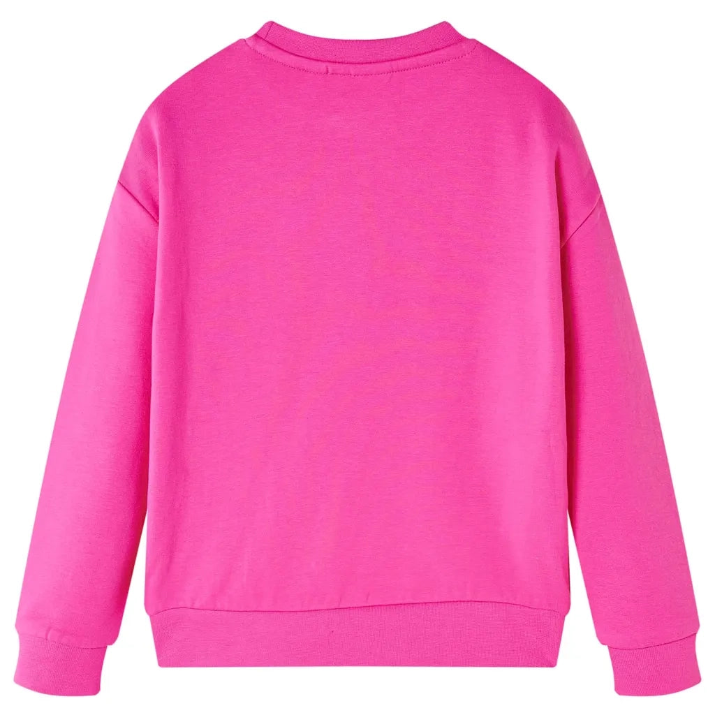 Felpa da Bambina Rosa Scuro 104 13670