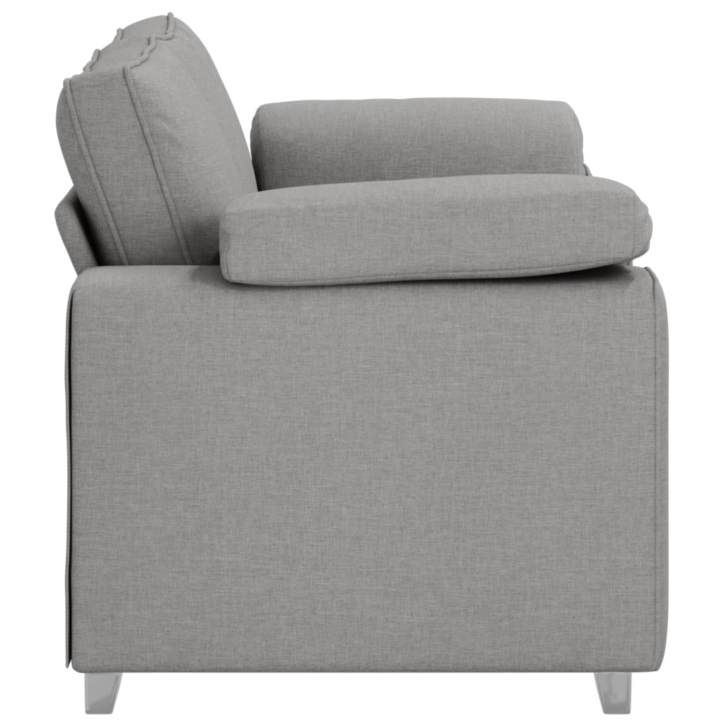 Divanetto  Grigio nuvola da 120 cm in tessuto