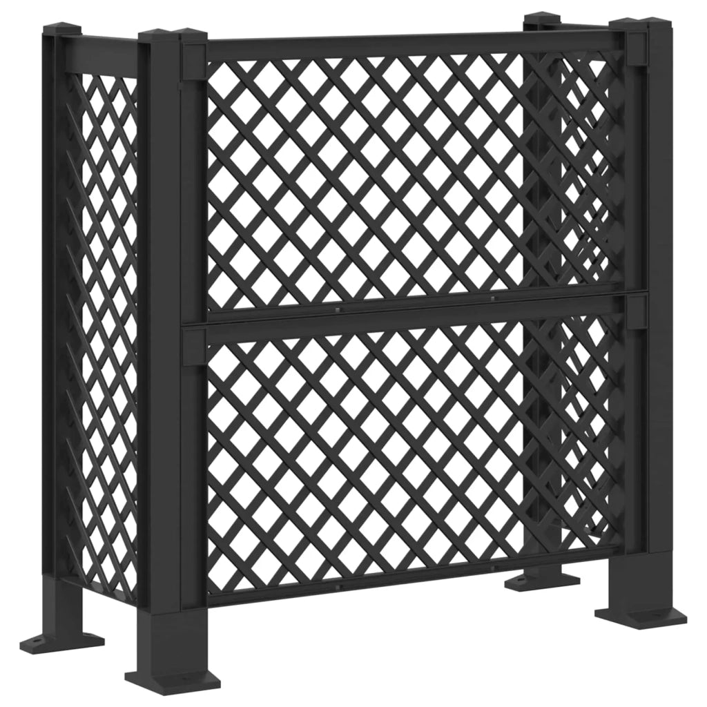 Trellis per Cestino Antracite 123 x 47 x 114 cm PP CFW7190562