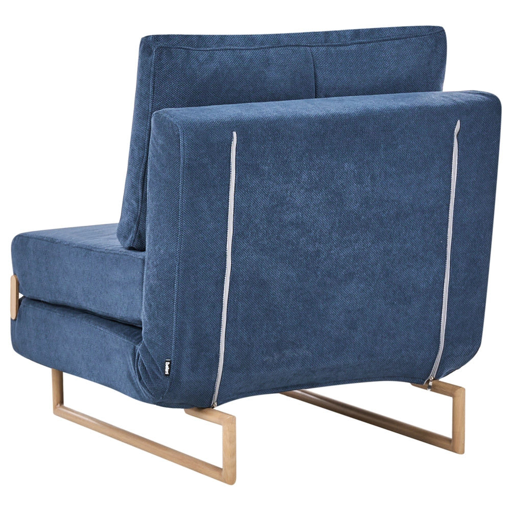 Divano letto singolo per 1 persona Pieghevole blu pieghevole camera ospiti
