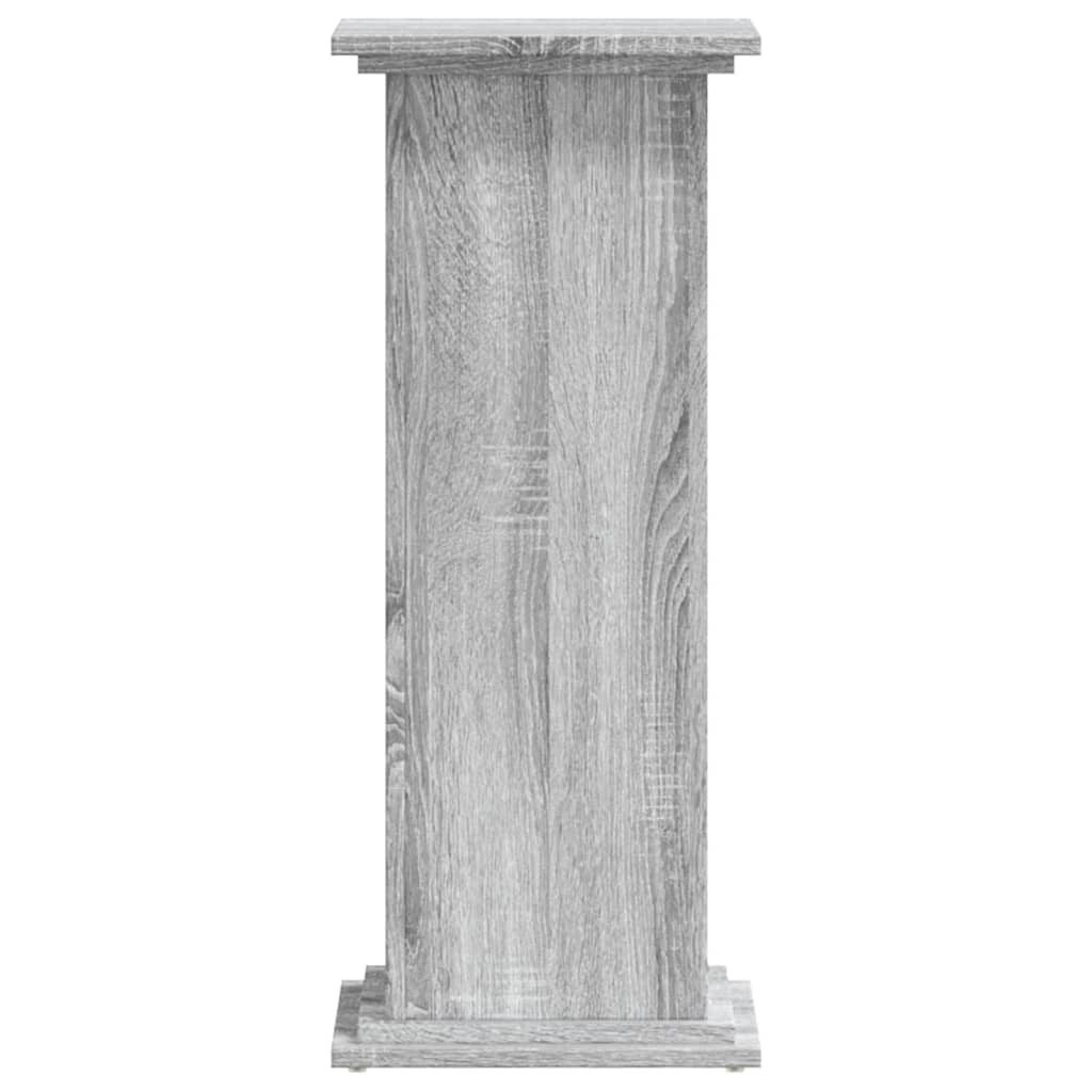 Portavasi Sonoma mobile per fiori 33 x 33 x 80 cm legno ingegnerizzato grigio 02_0045182