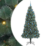 Albero di Natale | Decorazioni natalizie artificiale pre-illuminato con set di palline