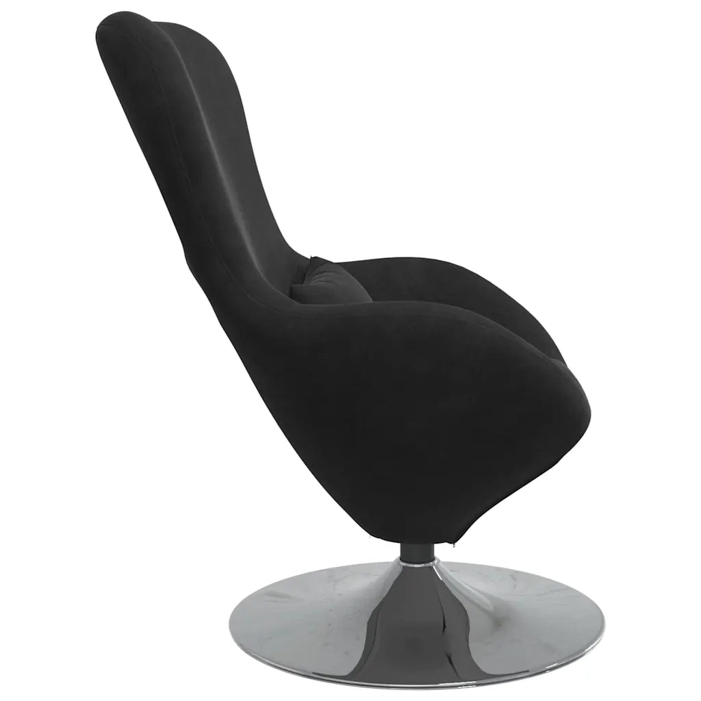 Divano Sedia-Poltrona uovo Nero Velluto