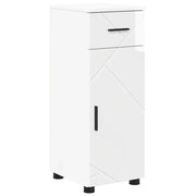 Mobile da Bagno | Armadio da bagno con cassetto Bianco Lucido 30 x 35 x 80 cm