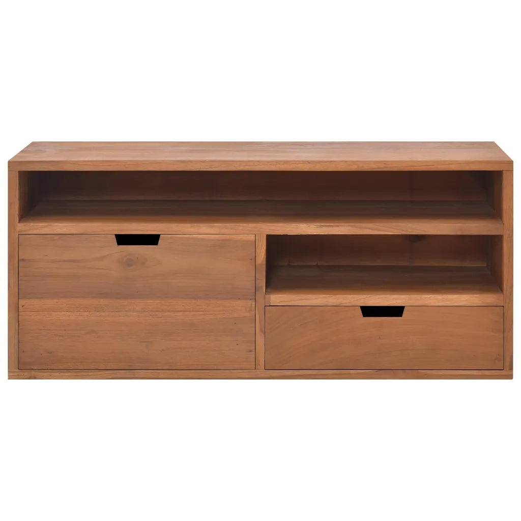Mobile Porta TV 90x30x40 cm in Legno Massello di Teak 326118