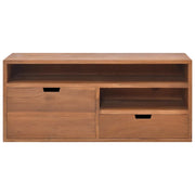 Mobile Porta TV 90x30x40 cm in Legno Massello di Teak 326118
