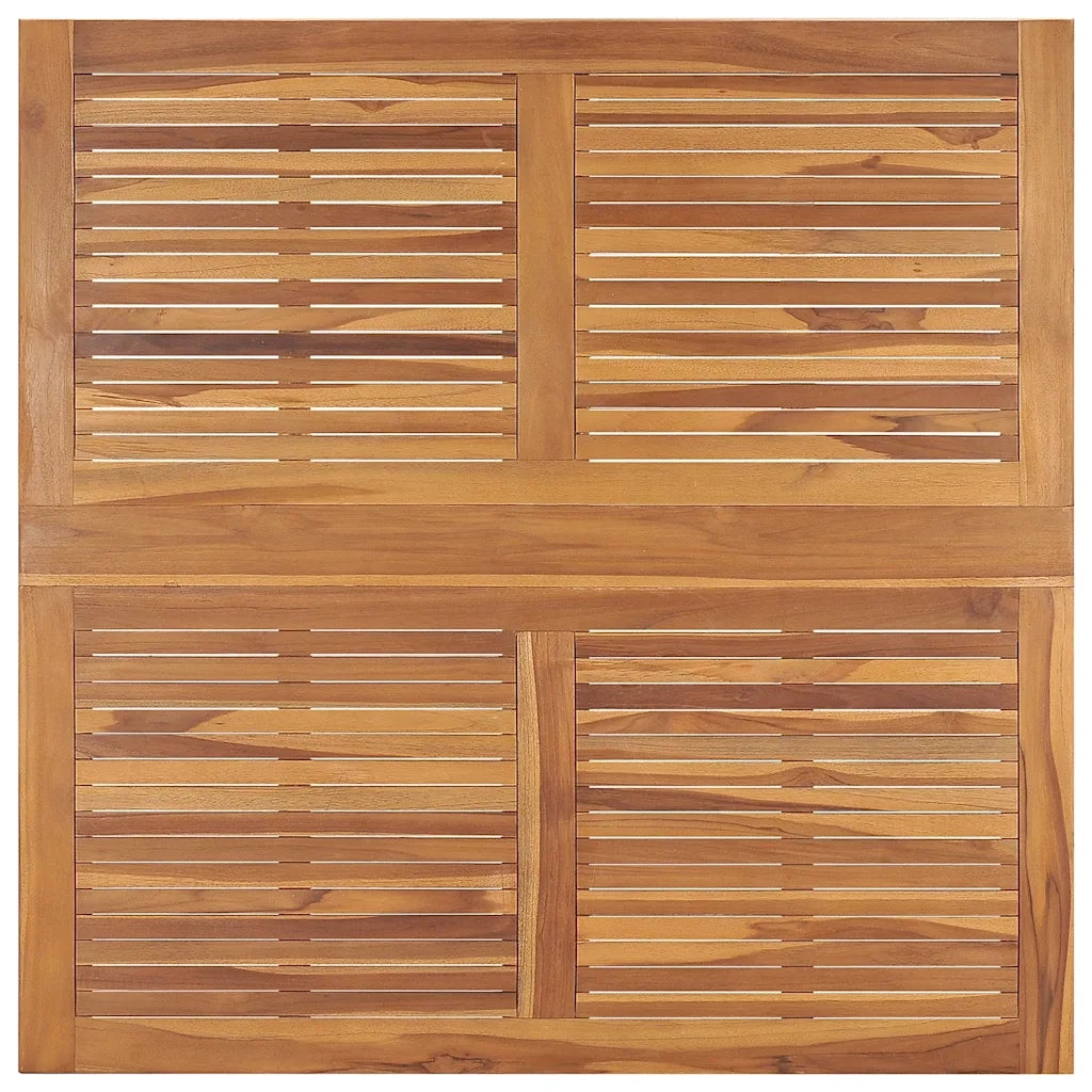Set da Pranzo Pieghevole per Esterni 5pz Legno Massello di Teak cod mxl 44424