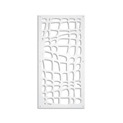 ABSTRACT - Pannello in PVC traforato - Parasole Colore: bianco, Misura: 47x94 cm