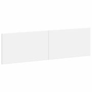 Testiera da Muro BREDA Bianco Legno ingegnerizzato 897595