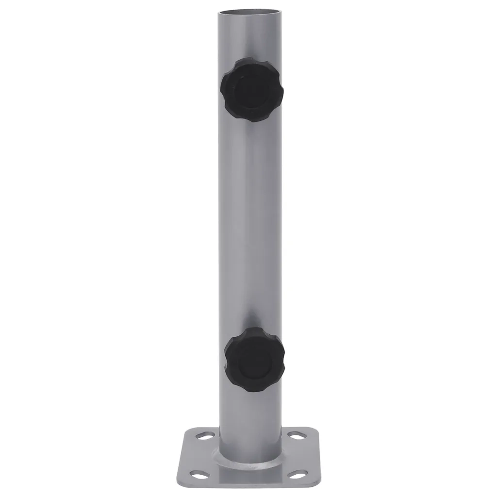 Base per Ombrellone per Palo da ?32/34/38 mm Argento in Acciaio CFW1575005