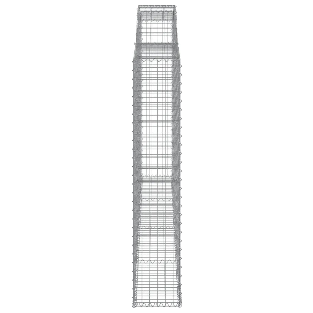 Cesto Gabbione ad Arco 300x30x160/180 cm Ferro Zincato 153508