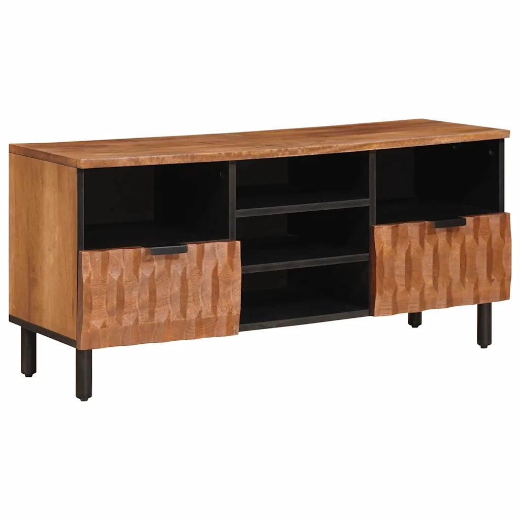 Mobile TV con cassetto Finitura Marrone Acacia 100 x 33 x 46 cm 4017918