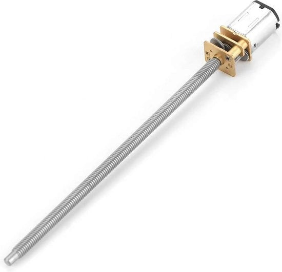 Motore elettromagnetico 12V N20 per riduzione di velocità - Lunghezza della canna di produzione M4 x 100 mm - 6V 60 giri al minuto