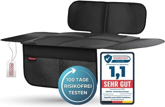 Sostegno per seggiolino auto / impermeabile e di alta qualità con sedile imbottito (S)