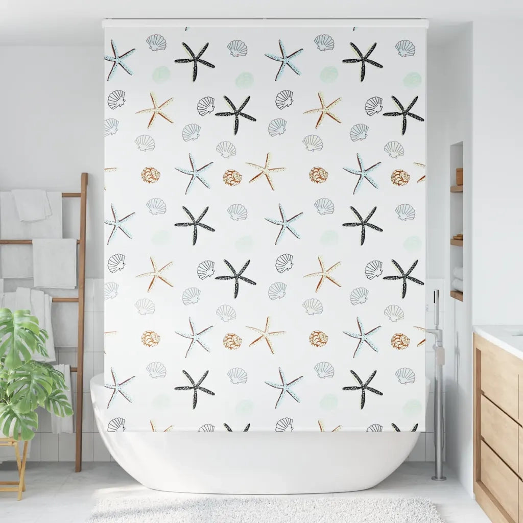 Tenda a Rullo Doccia Cassonetto-Tenda doccia a rullo 160x240 cm Larghezza Tessuto 726085