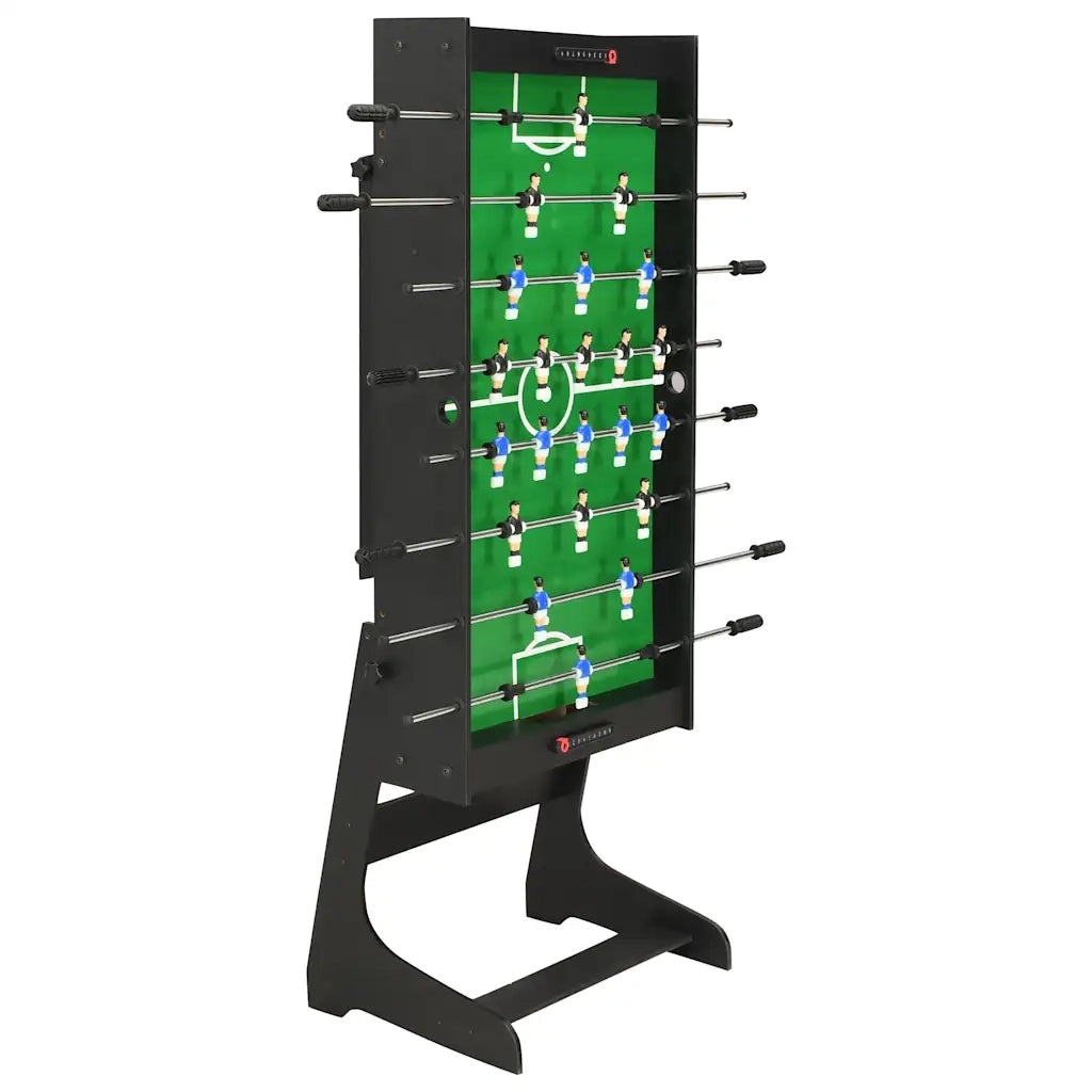Calcio Balilla Pieghevole 121x61x80 cm Nero cod mxl 76776