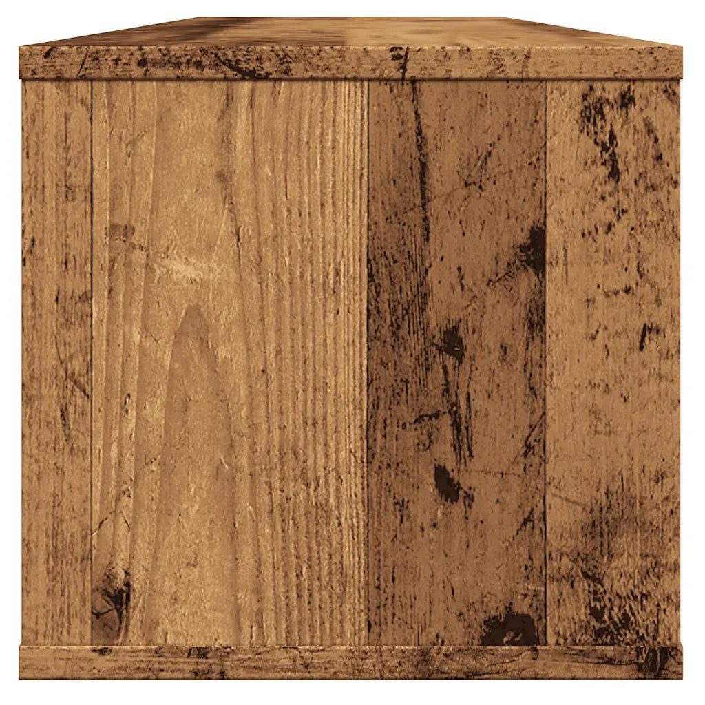 Armadietto a Muro Legno Vecchio 101x30x29 cm in Truciolato 856488
