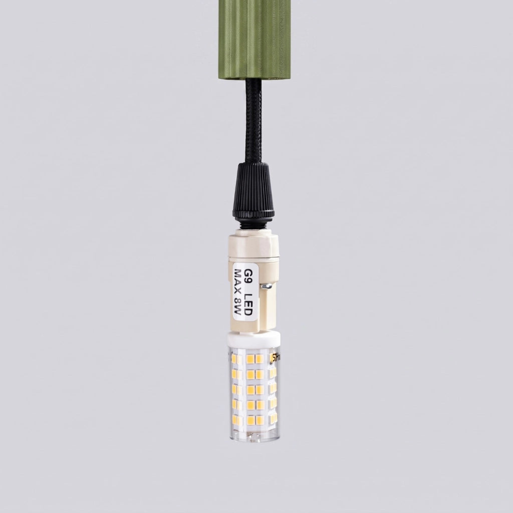 Lampada a sospensione ARCHE 1 verde oliva