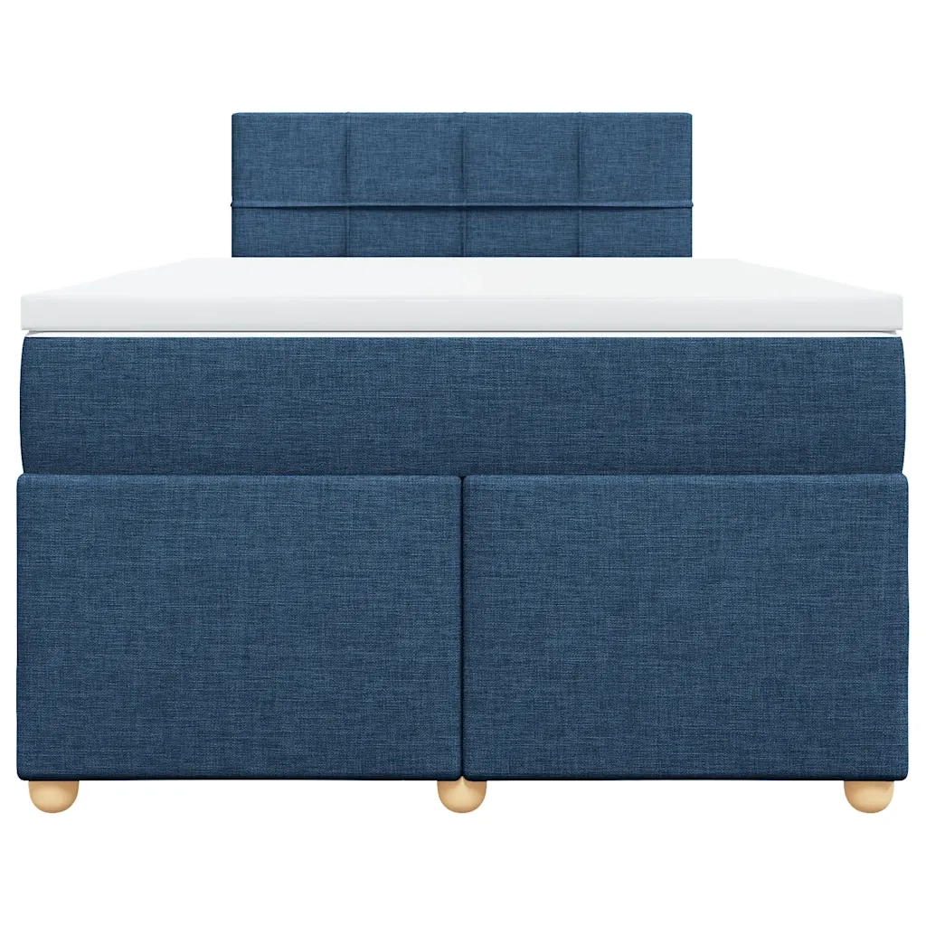 Giroletto a Molle con Materasso Blu 120x190 cm in Tessuto 3286625