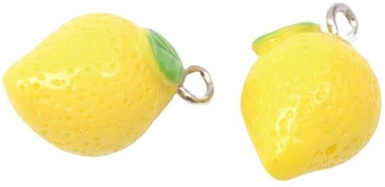 Accessori per Cibo - Hars a Citron - Gioielli Fai da Te - Collana/Bracciale - 10 Pezzi - 20-24 mm Lungo