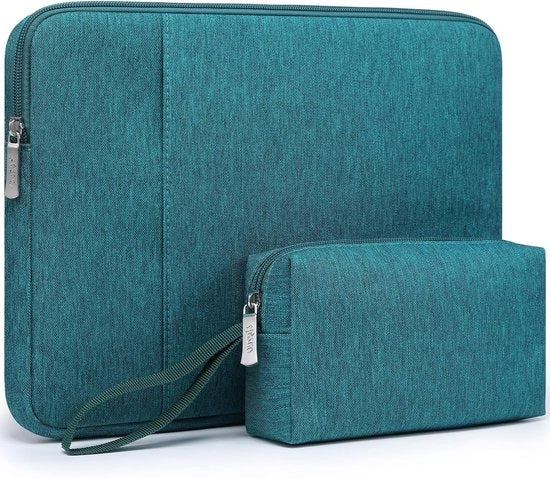 Set di Custodia per Laptop 13 Pollici - Protezione e Stile, Verde Scuro