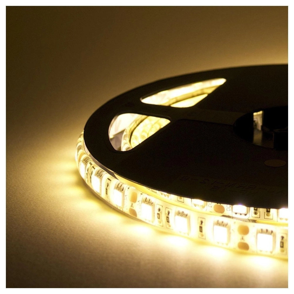 Trade Shop - Striscia Led - 5 Metri - 72w - Smd5050 Bianco Freddo - 300 Led Aipiy - -bianco Caldo      -