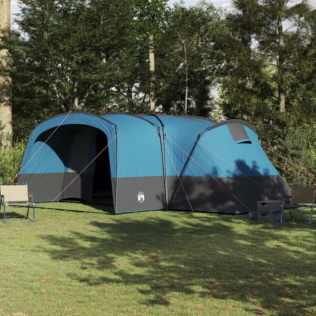 Tenda per famiglie 12 persone Blu e Grigio 760 x 645 x 230 cm 42004060