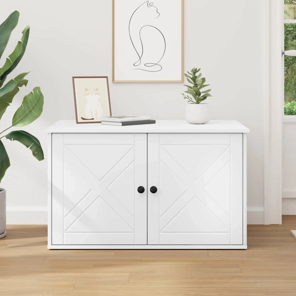 Casa per Gatti Bianco 85 x 55 x 50,5 cm Legno multistrato 8000725