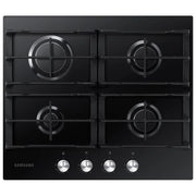 Samsung NA64H3010AK Piano Cottura a Gas 4 Zone Griglia in Ghisa 60 cm Nero