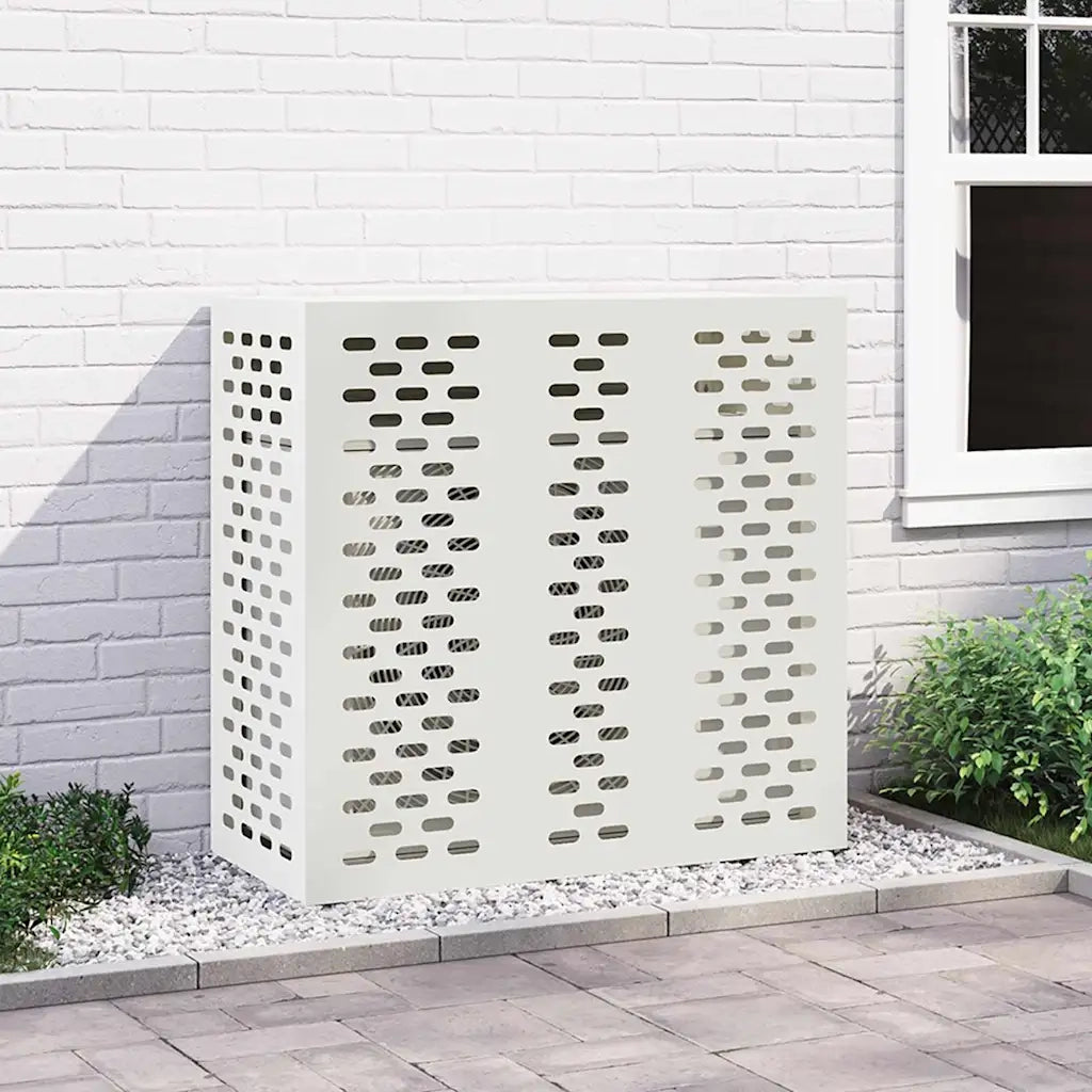 Copertura per condizionatore d'aria Bianco 110 x 50 x 105 cm