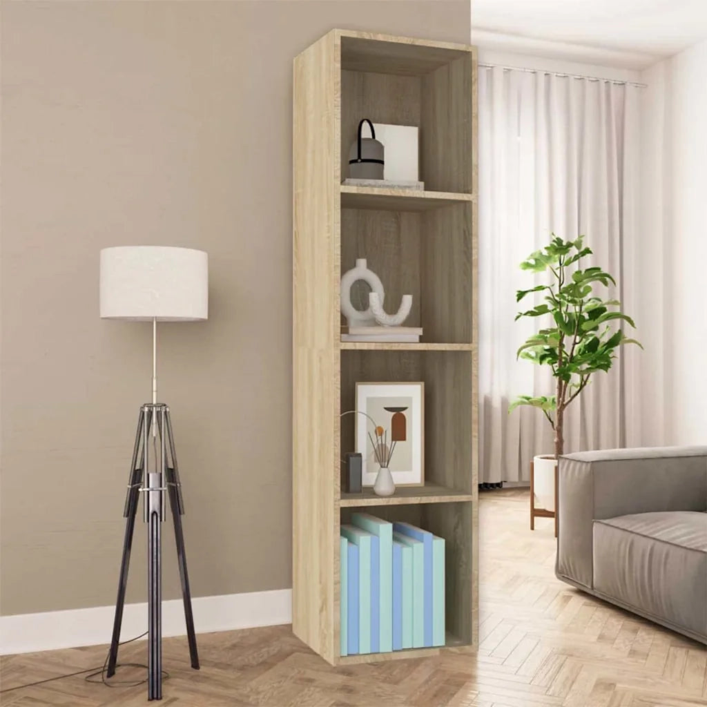 Libreria / Mobile TV Rovere Sonoma 36x30x143 cm in Truciolato    cod mxl 6673