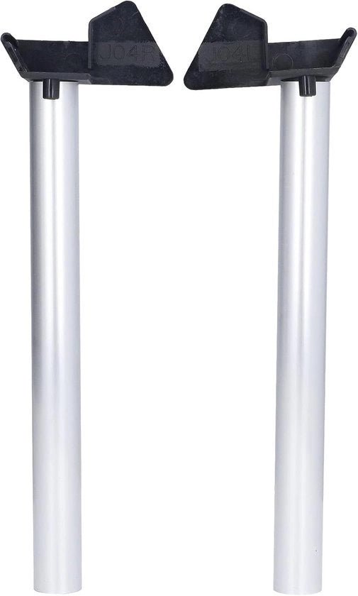 Set di 2 scarichi per pioggia in acciaio inossidabile per un'efficace drenaggio dell'acqua piovana, realizzato con materiali resistenti per una facile installazione e un lungo utilizzo.