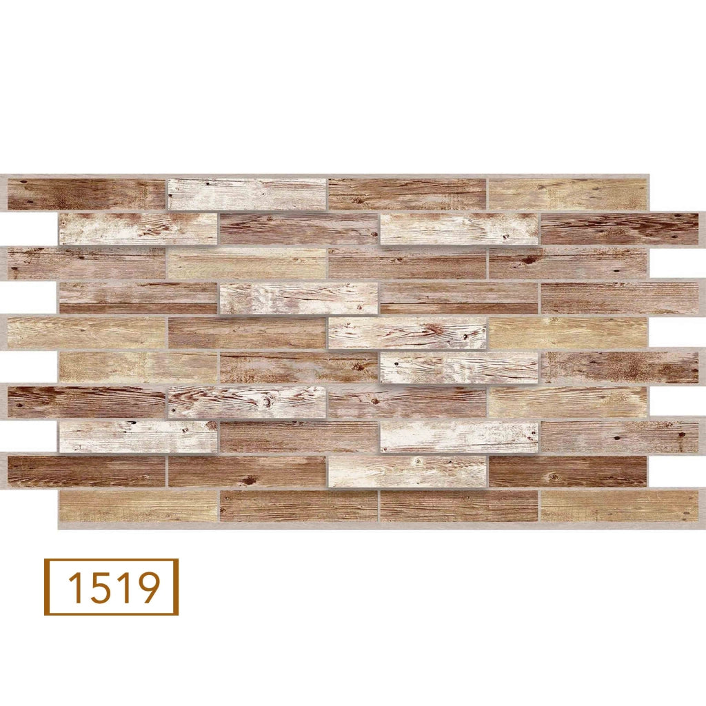 Pannelli 3D Rivestimento a parete in PVC effetto pietra,mattoni,ceramiche, legno Realistici e isolanti. - 1591 (mis.980x480mm)