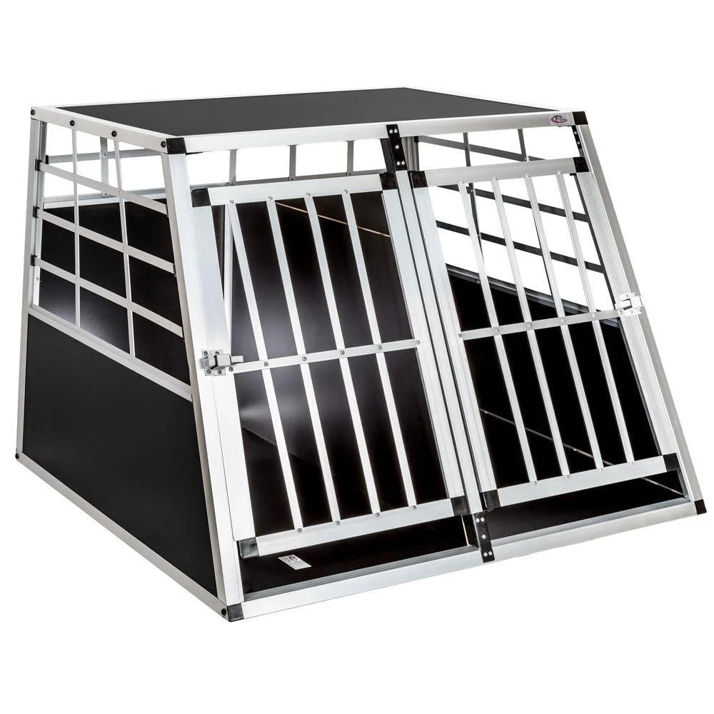 Gabbia doppia per il trasporto di cani con schienale dritto 97 x 90 x 69,5 cm 3708144/2