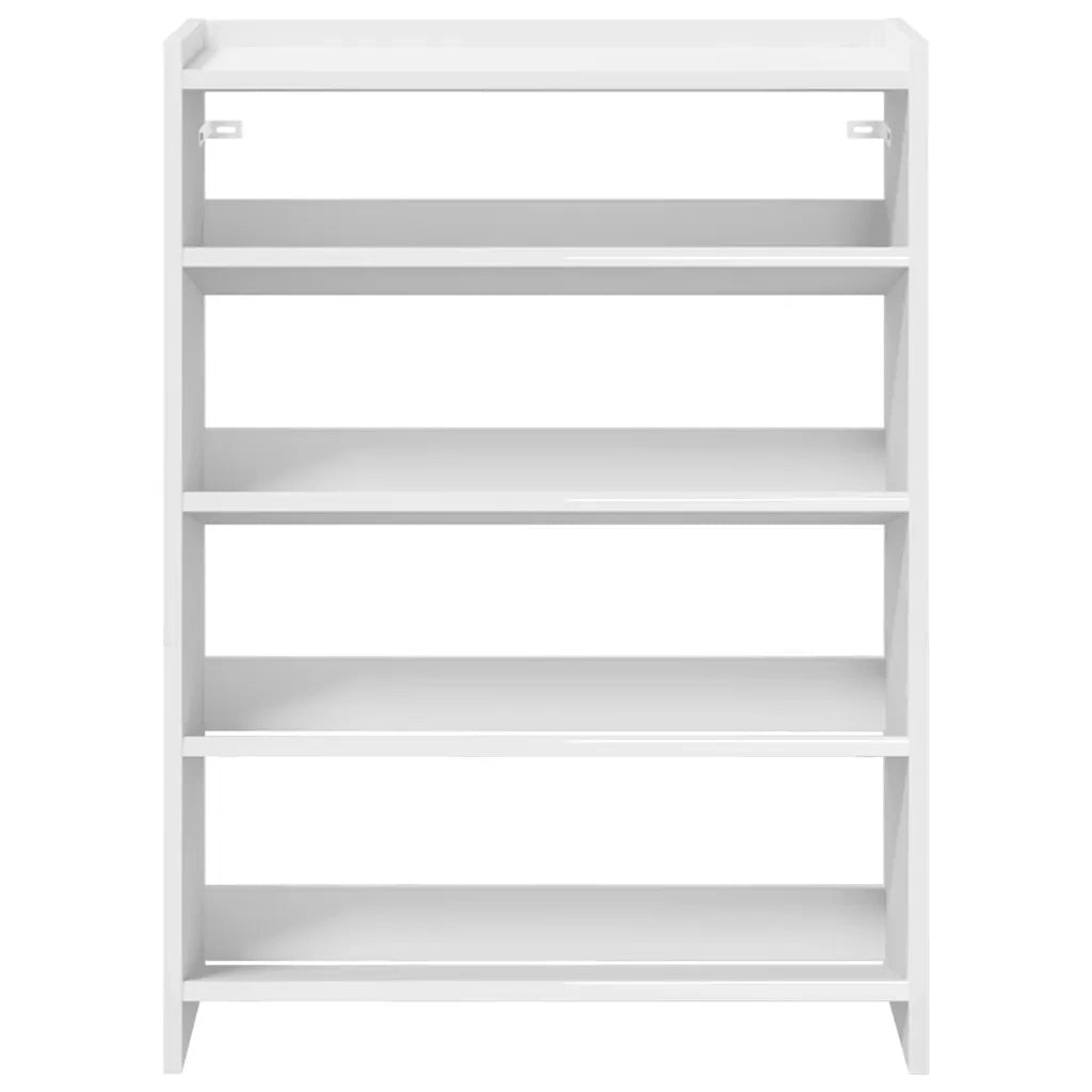 Scarpiera Bianca 60x25x81 cm in Legno Multistrato 859878