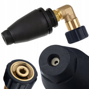 Ugello Rotante Angolare 90° – Compatibile con Idropulitrici Kärcher Bosch GHP | M22 Filettatura Interna