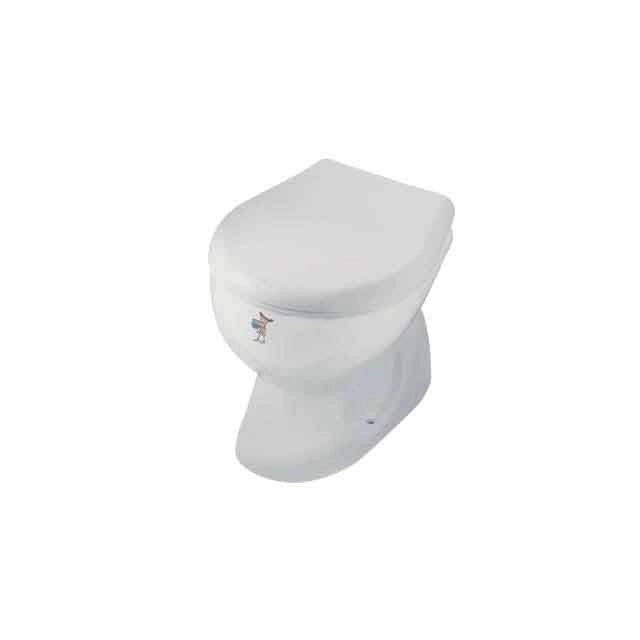 Sedile WC universale per vaso INFANZIA bianco con cerniere in PP - mod. BABY