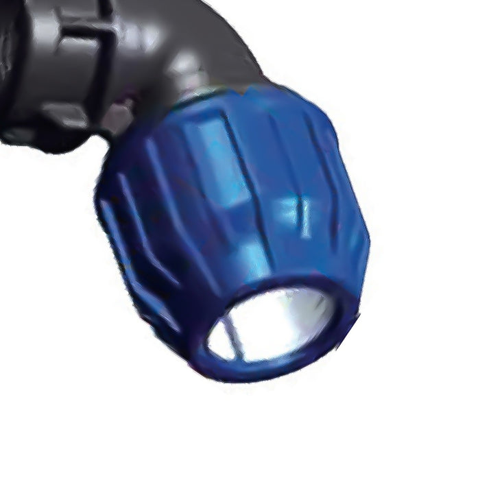 Raccordo curvo femmina in polipropilene