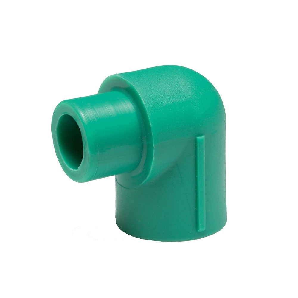 Gomito a 90â° mf in ppr polipropilene verde