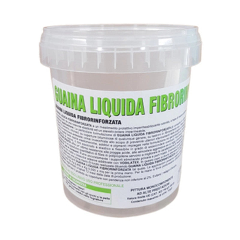 GUAINA LIQUIDA FIBRORINFORZATA GRIGIA  1 KG- 9,0 pz