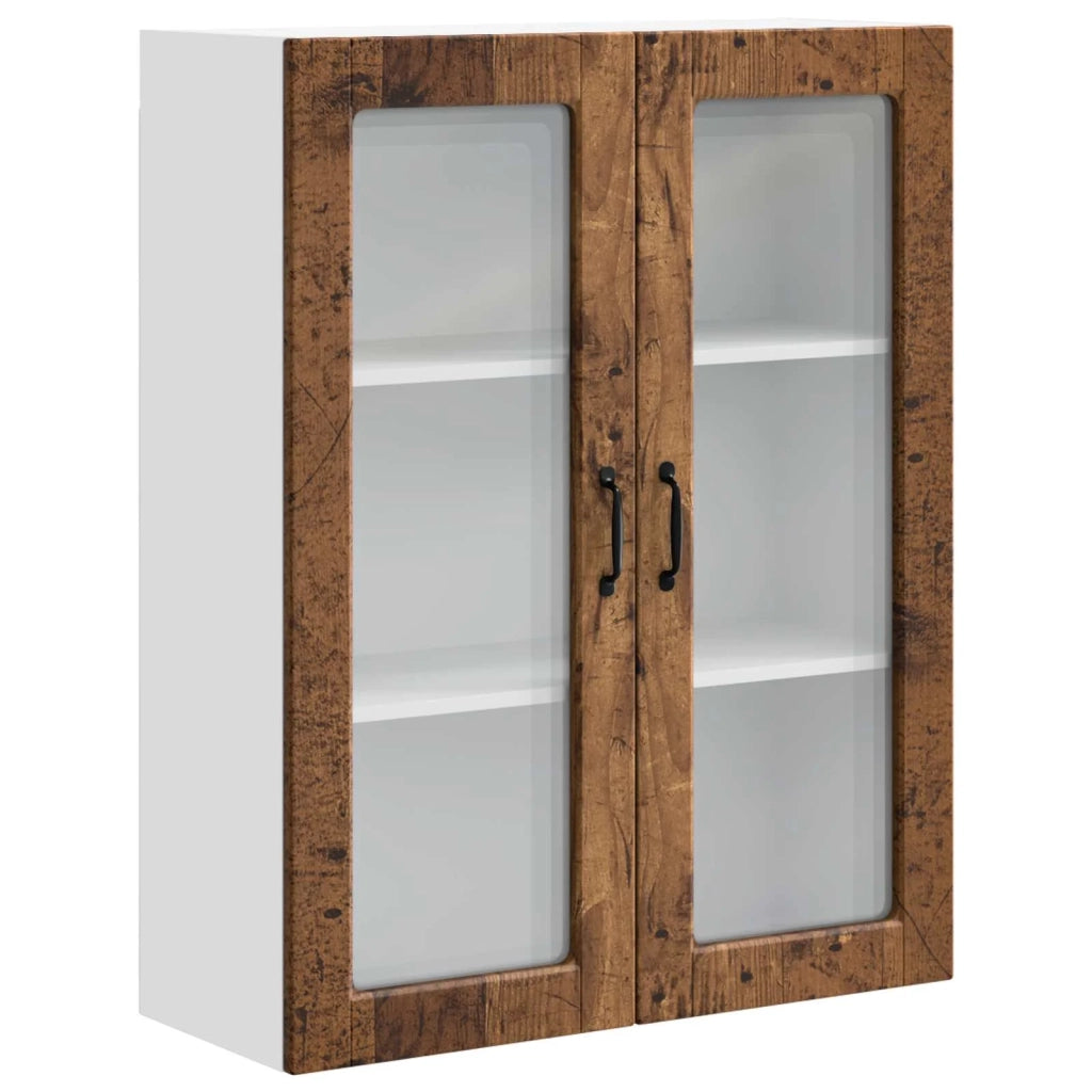 Mobile da cucina con lo scaffale-Armadio da cucina Legno vecchio 80 x 31 x 100 cm 508594