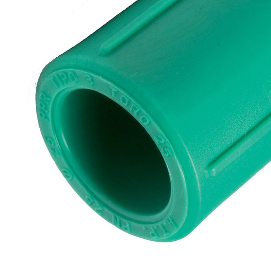 Manicotto diritto ff in ppr polipropilene verde