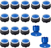 Set di illuminazione a pedale 16 pezzi - M22 - Pedale con innesco a mano - Risparmio d'acqua fino al 40% - Materiale ABS di alta qualità - Facile da installare - Regolatore di fascio