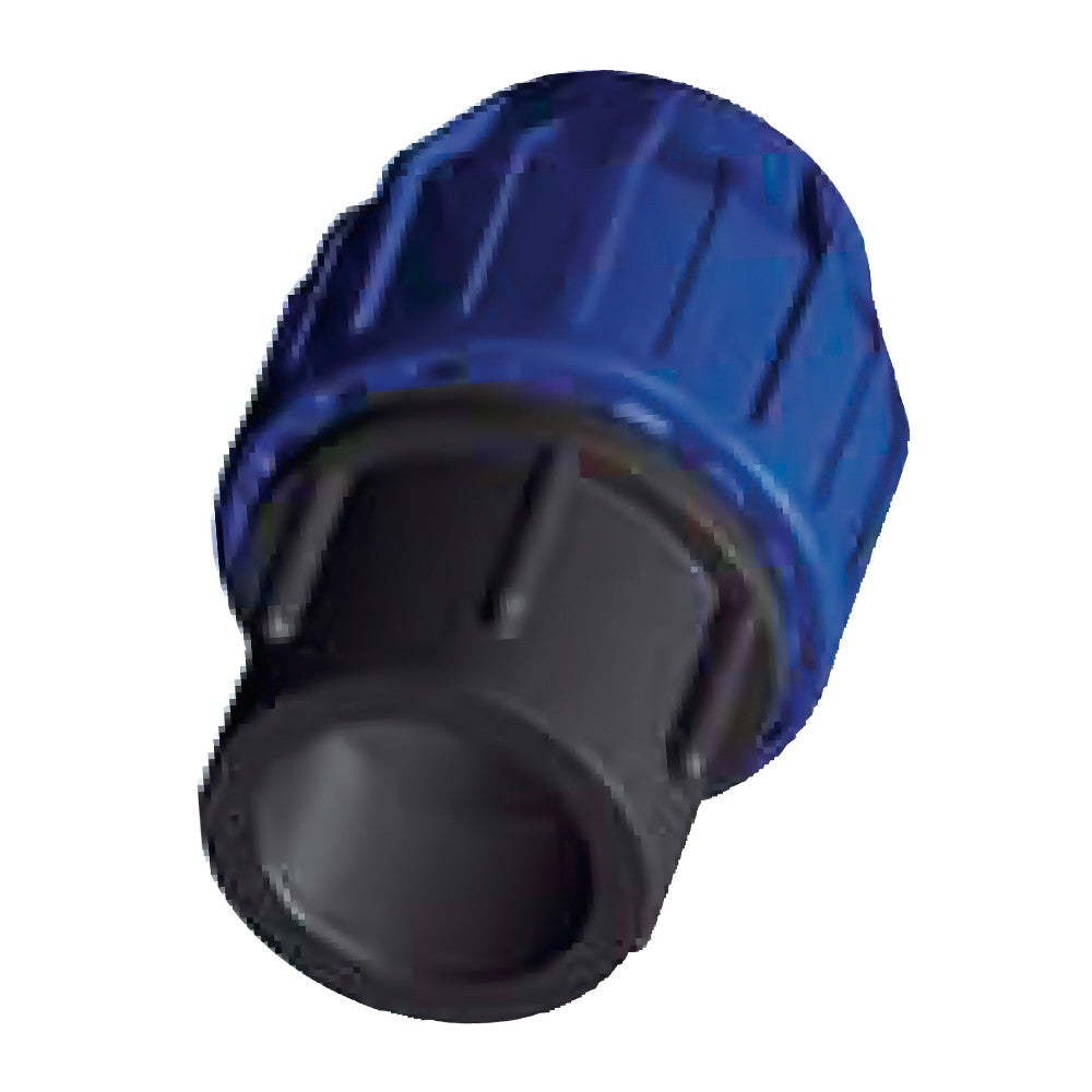 Raccordo diritto femmina in polipropilene