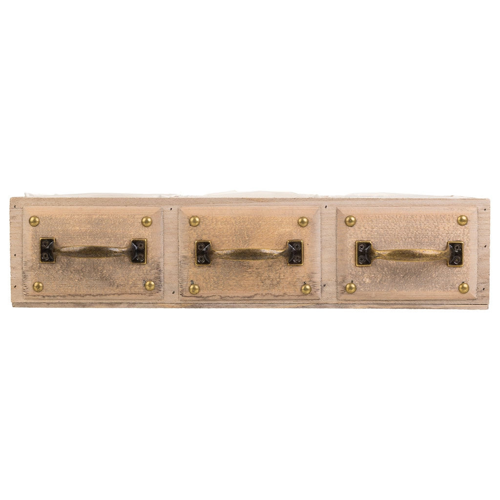 Cassetto in legno marrone 45x15x10,5h