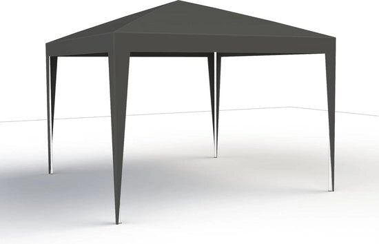 Copertura del tetto grigia chiaro 3x3m Starter tenda da giardino - Poliestere PU - 160 g/m²